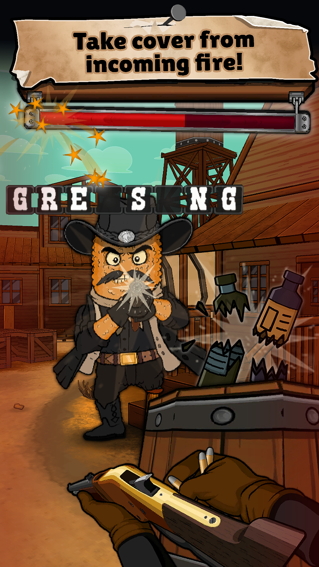 Boss duel screenshot